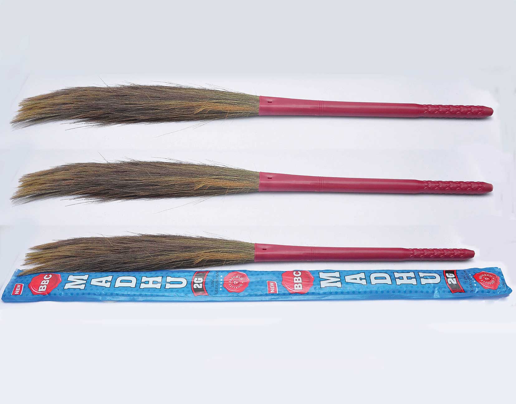 177 || SOFT BROOM WITH STEEL HANDLE